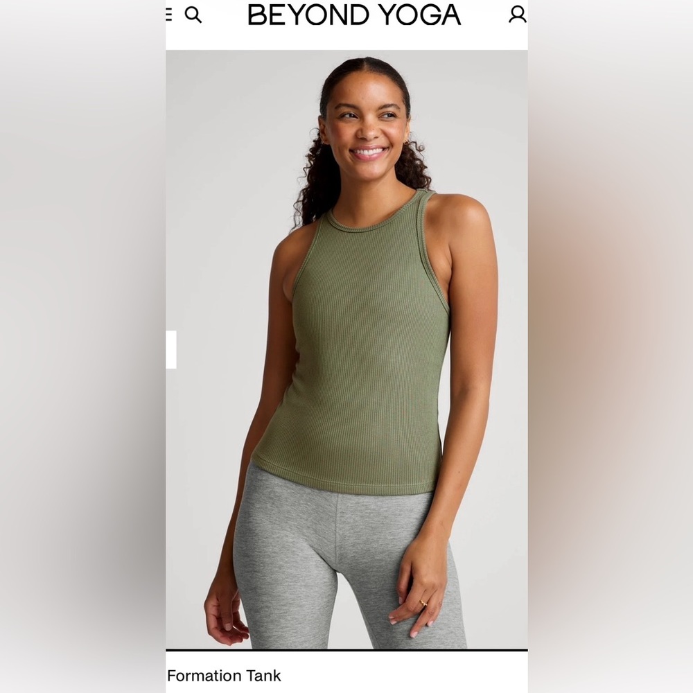 NWT ❤️BEYOND YOGA, ELEVATED ACTIVEWEAR❤️ Formation Black Tank Top - Picture 16 of 16